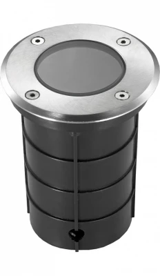 Встраиваемый в дорогу светильник Novotech Ground 369951 Цвет арматуры серебро Цвет плафонов прозрачный