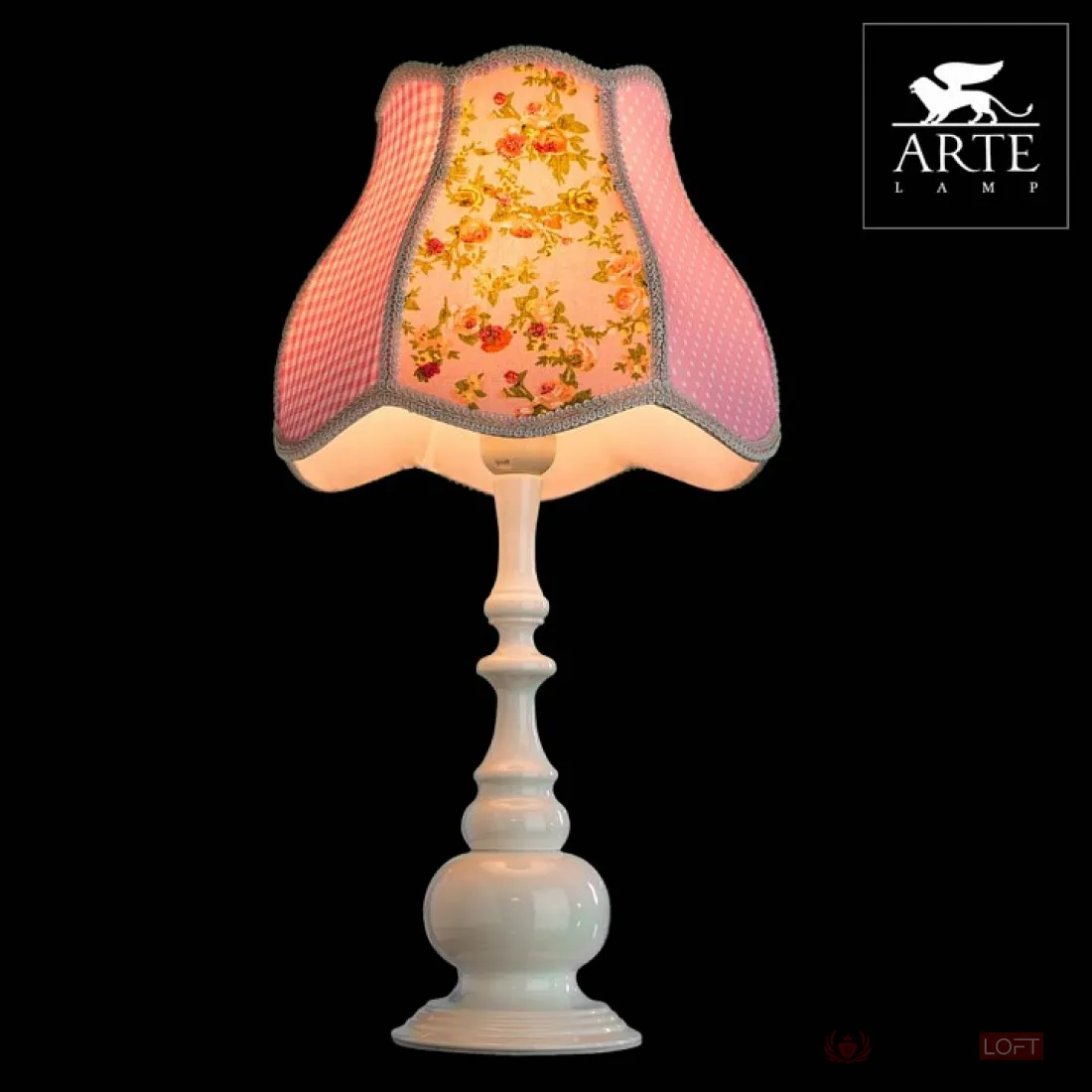 Настольная лампа Arte Lamp Provence a9222lt-1wh