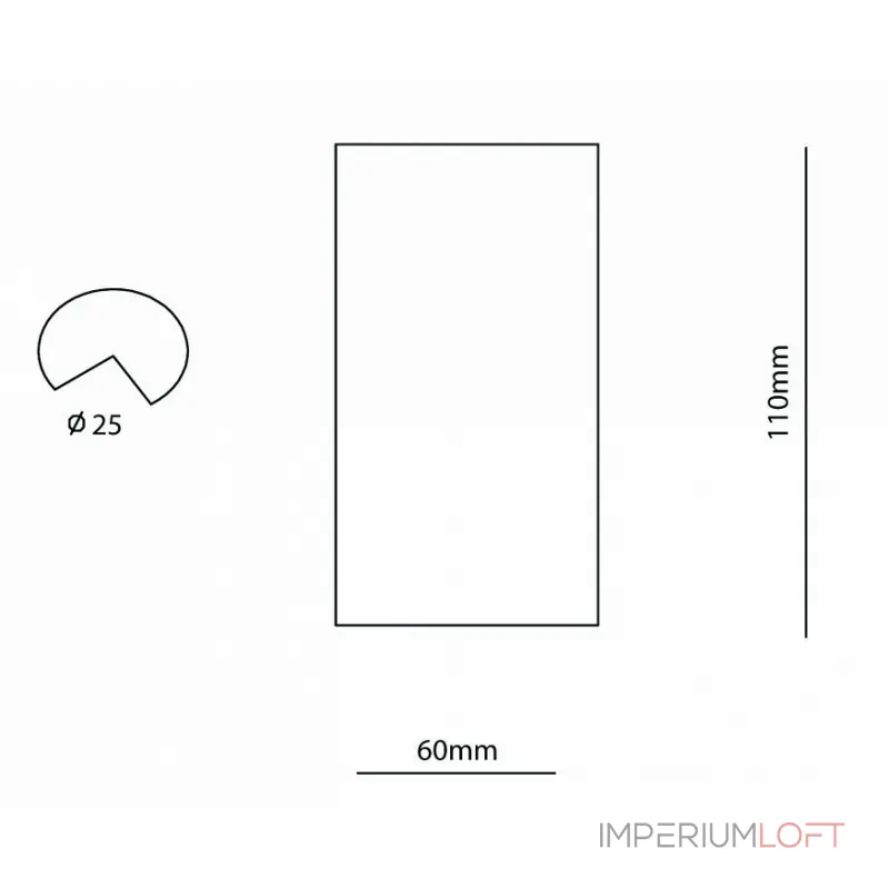 Накладной светильник Donolux N1595 N1595Black/RAL9005