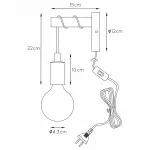 Бра Lucide Paulien 08227/01/66 Цвет арматуры розовый