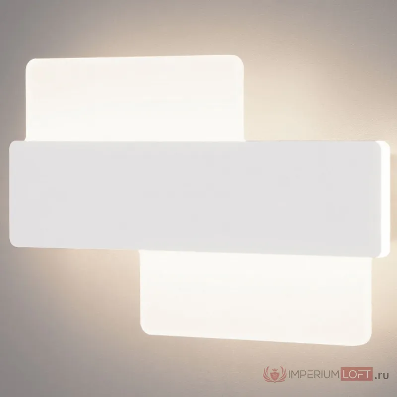 Накладной светильник Elektrostandard Bona 40142/1 LED Цвет арматуры белый Цвет плафонов белый от ImperiumLoft