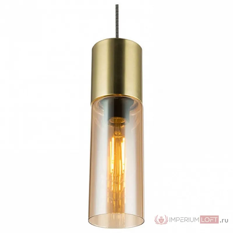 Подвесной светильник Globo Annika 21000HM Цвет плафонов янтарный Цвет арматуры золото от ImperiumLoft