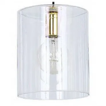 Подвесной светильник Luminex Cylindro 7705 Цвет арматуры золото Цвет плафонов прозрачный