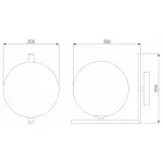Бра Eurosvet Shape 70131/1 хром от ImperiumLoft