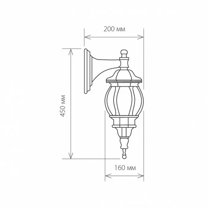 Светильник на штанге Elektrostandard GL 1001 GL 1001D черное золото от ImperiumLoft