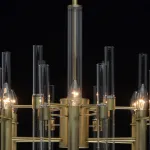 Люстра на штанге MW-Light Альгеро 285010806 Цвет арматуры латунь Цвет плафонов прозрачный от ImperiumLoft