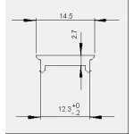 Профиль накладной  Deko-Light P-02-10 983080 Цвет арматуры белый