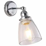Бра Arte Lamp 9387 A9387AP-1CC Цвет арматуры хром Цвет плафонов прозрачный
