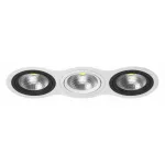Встраиваемый светильник Lightstar Intero 111 i936070607 Цвет арматуры черно-белый