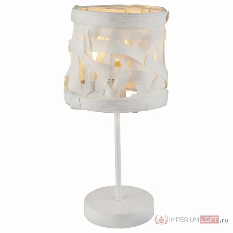 Настольная лампа декоративная TopLight Patricia TL1122-1T Цвет арматуры белый Цвет плафонов белый от ImperiumLoft