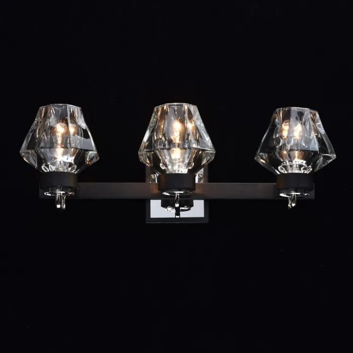 Бра MW-Light Джестер 104022203 Черный , плафон Прозрачный от ImperiumLoft