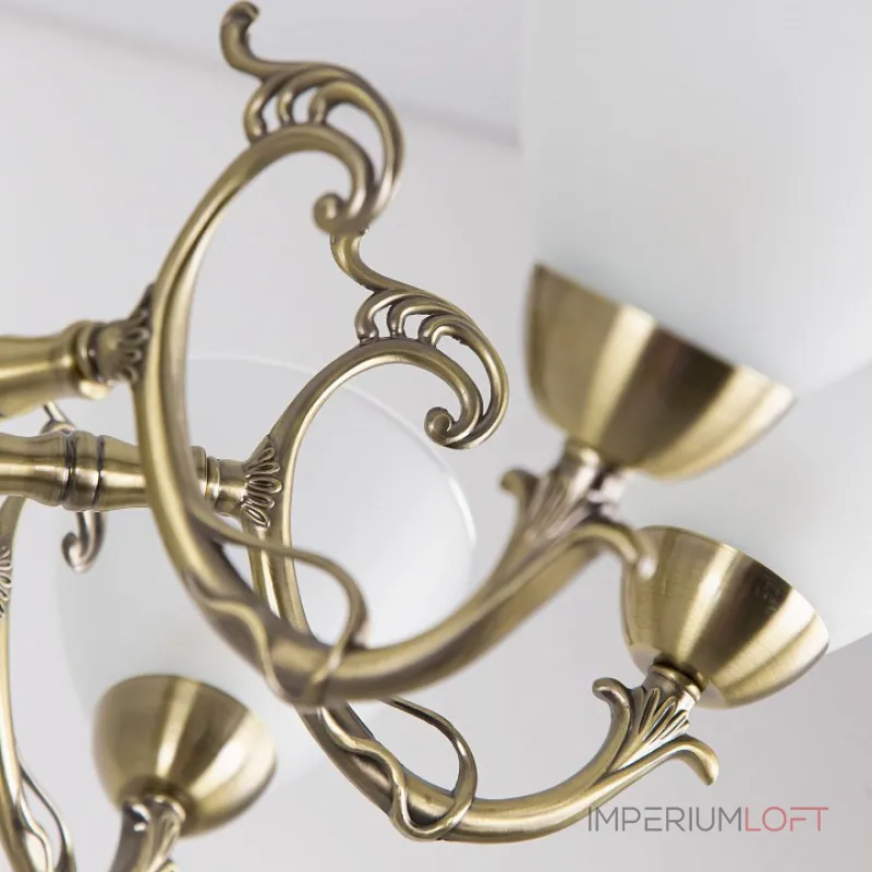 Подвесная люстра Citilux Латур CL413271 Цвет арматуры бронза Цвет плафонов белый от ImperiumLoft Подвесная люстра Citilux Латур CL413271 Цвет арматуры бронза Цвет плафонов белый от ImperiumLoft