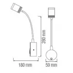 Подсветка для зеркала Horoz Electric HRZ00002177 Цвет арматуры никель Цвет плафонов никель от ImperiumLoft