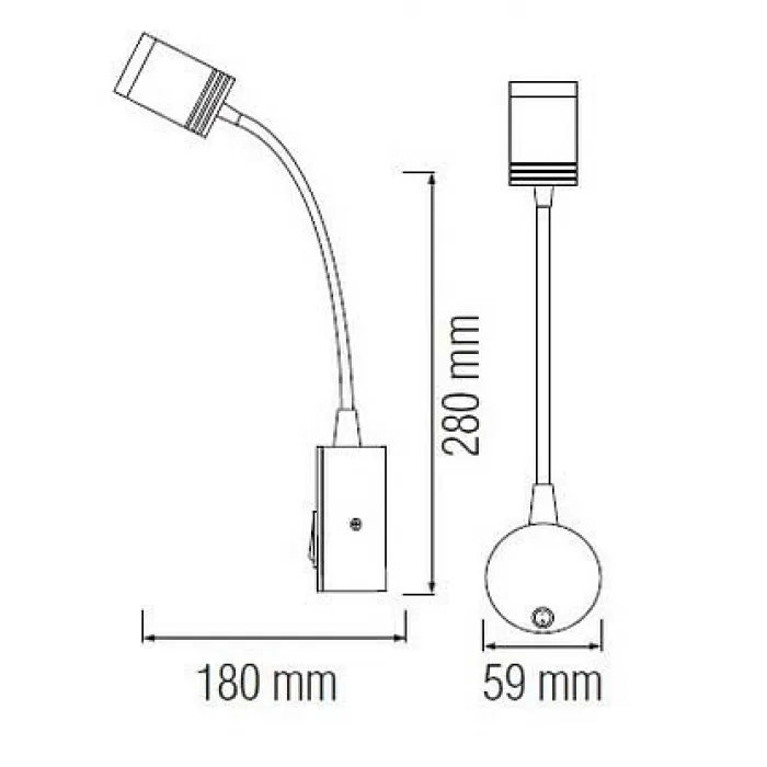 Подсветка для зеркала Horoz Electric HRZ00002177 Цвет арматуры никель Цвет плафонов никель от ImperiumLoft