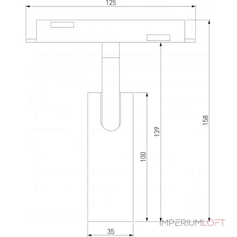 Трековый светильник Elektrostandard Slim Magnetic 85035/01