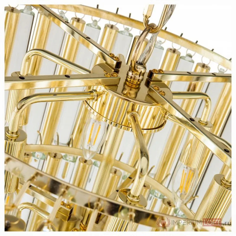 Подвесной светильник DeLight Collection Gigi KM0931P-13 gold Цвет арматуры золото Цвет плафонов прозрачный от ImperiumLoft