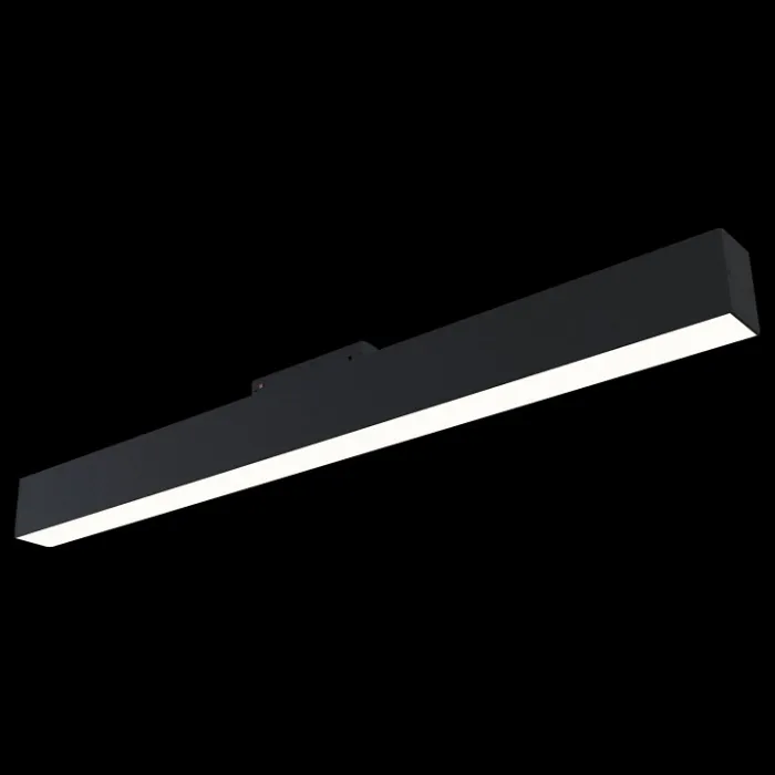 Накладной светильник Maytoni Track lamps TR012-2-20W3K-B Цвет арматуры черный Цвет плафонов черный от ImperiumLoft