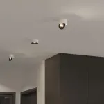 Накладной светильник Elektrostandard Glide Glide 8W белый/черный (25100/LED)