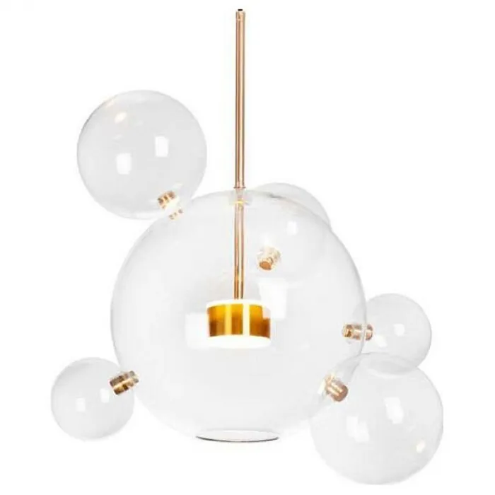 Подвесной светильник Loft it Bolle 2027-P6 Цвет арматуры золото Цвет плафонов прозрачный от ImperiumLoft
