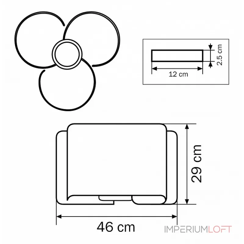 Потолочная люстра Lightstar Pittore 811034  Потолочная люстра Lightstar Pittore 811034
