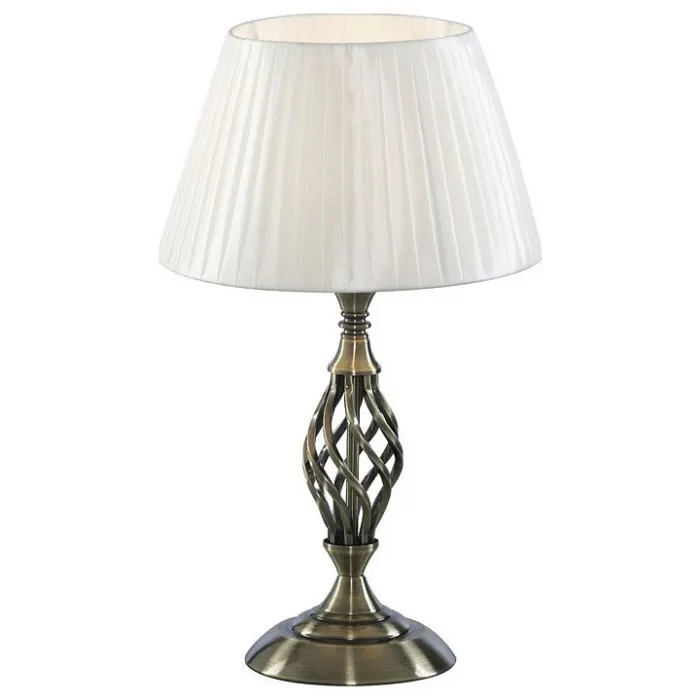 Настольная лампа декоративная Arte Lamp Zanzibar A8390LT-1AB Цвет арматуры бронза Цвет плафонов белый от ImperiumLoft