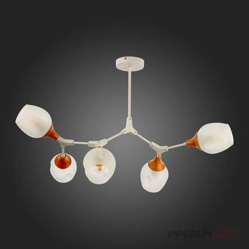 Люстра на штанге EVOLUCE Ciotolla SLE113502-05  Люстра на штанге EVOLUCE Ciotolla SLE113502-05