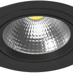 Встраиваемый светильник Lightstar Intero 111 i937070707 Цвет арматуры черный