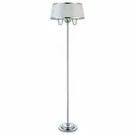 Торшер Arte Lamp Aurora A1150PN-3CC Цвет арматуры хром Цвет плафонов хром