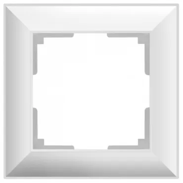 Рамка на 1 пост Werkel WL14 WL14-Frame-01 (Белый) Цвет арматуры белый