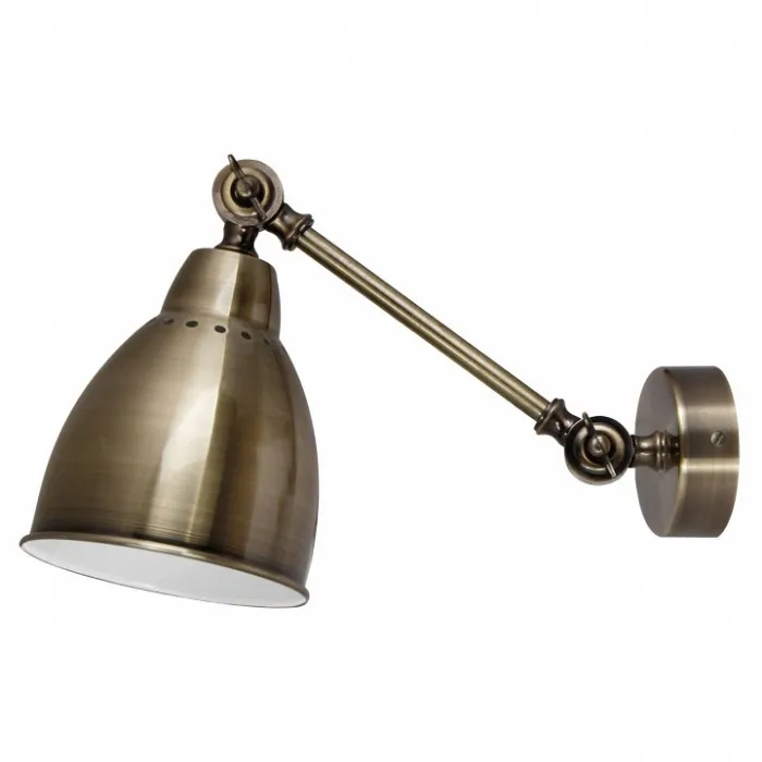 Бра Arte Lamp Braccio A2054AP-1AB Цвет арматуры бронза Цвет плафонов бронза от ImperiumLoft