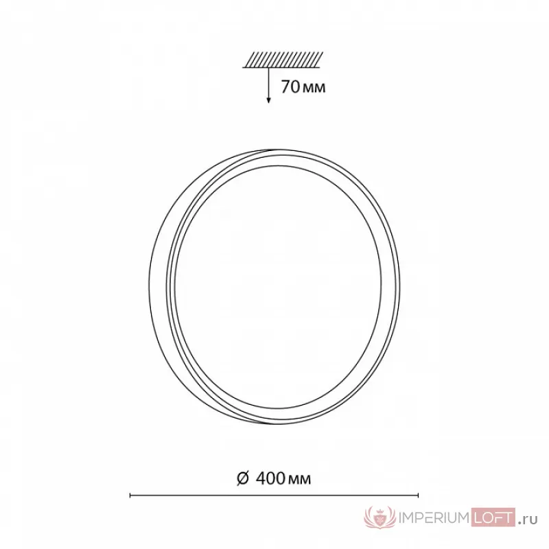 Накладной светильник Sonex Woodi 7603/DL от ImperiumLoft