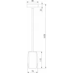 Подвесной светильник Eurosvet Bonaldo 50246/1 LED хром от ImperiumLoft