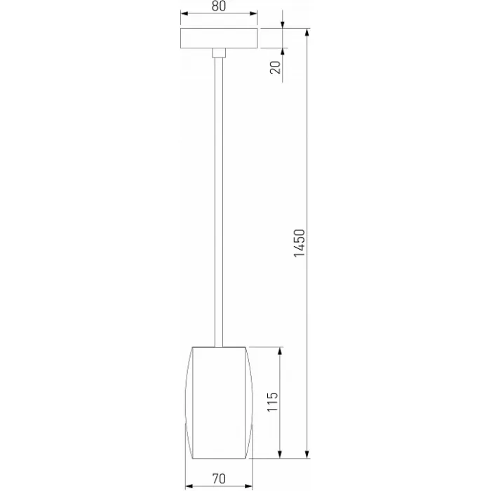 Подвесной светильник Eurosvet Bonaldo 50246/1 LED хром от ImperiumLoft