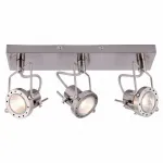 Спот Arte Lamp Costruttore A4300PL-3SS Цвет арматуры серебро Цвет плафонов прозрачный