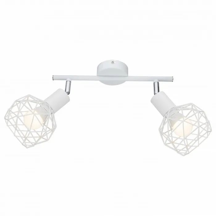 Спот Arte Lamp 6141 A6141AP-2WH Цвет арматуры хром Цвет плафонов белый от ImperiumLoft
