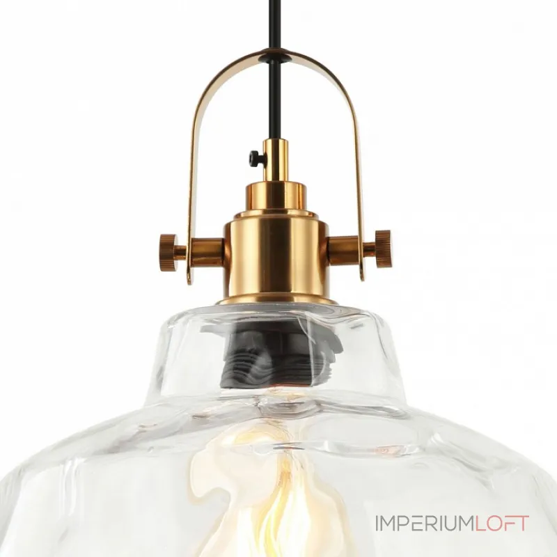 Подвесной светильник Stilfort Bell 2117/00/01PL Цвет плафонов прозрачный Цвет арматуры латунь