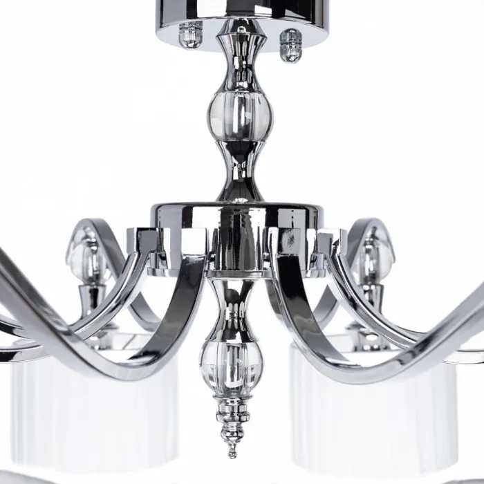 Люстра на штанге Arte Lamp Ibiza A4038PL-8CC Цвет арматуры Серый Цвет плафонов Белый от ImperiumLoft