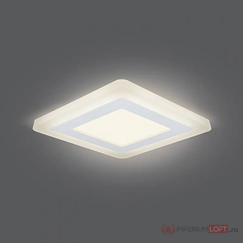 Встраиваемый светильник Gauss Backlight BL122 Цвет плафонов белый Цвет арматуры белый от ImperiumLoft