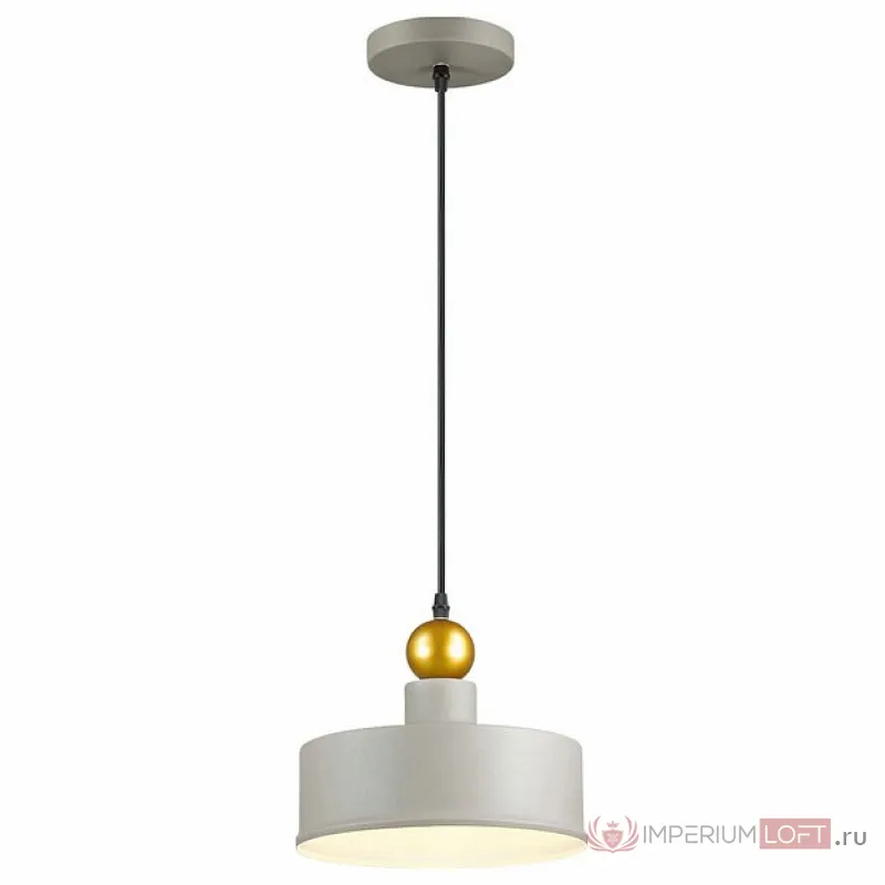 Подвесной светильник Odeon Light Bolli 4089/1 Цвет арматуры серый Цвет плафонов золото от ImperiumLoft