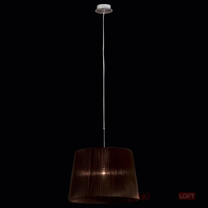 Подвесной светильник Citilux Гофре CL913612 Цвет арматуры хром Цвет плафонов коричневый от ImperiumLoft