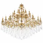 Подвесная люстра Maytoni Monica DIA882-PL-45-G Цвет арматуры золото Цвет плафонов прозрачный от ImperiumLoft