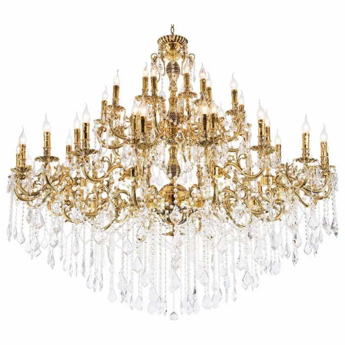 Подвесная люстра Maytoni Monica DIA882-PL-45-G Цвет арматуры золото Цвет плафонов прозрачный от ImperiumLoft