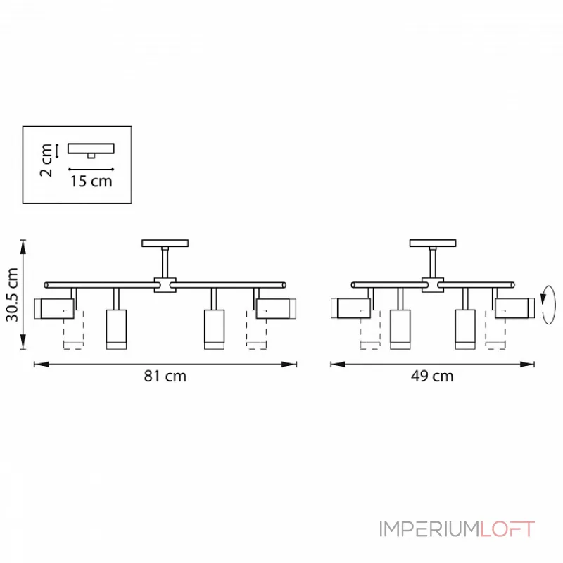 Потолочная люстра Lightstar Rullo LR7283780 Потолочная люстра Lightstar Rullo LR7283780