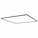 Подвесной светильник Donolux 111024 S111024/1SQ 90W Black In Цвет плафонов черно-белый Цвет арматуры черный от ImperiumLoft