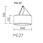 Подвесной светильник TopDecor Fox Fox S2