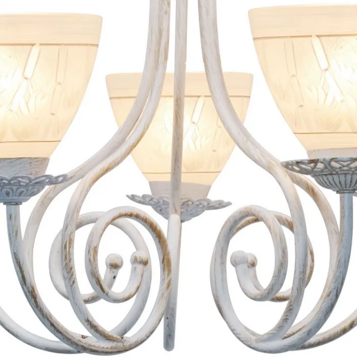 Подвесная люстра TopLight Barbara TL1134-5H Цвет арматуры золото Цвет плафонов золото от ImperiumLoft