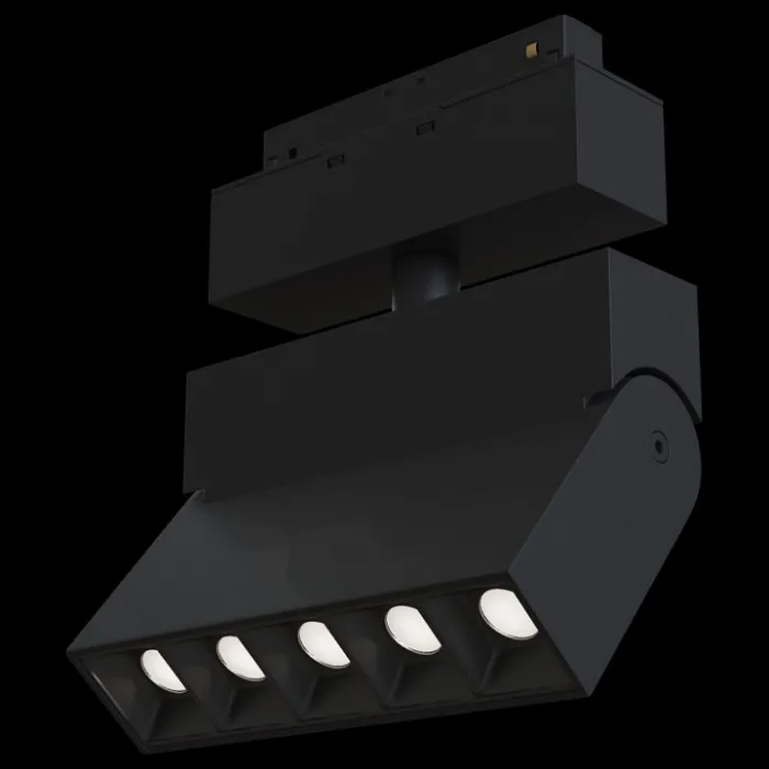 Светильник на штанге Maytoni Track lamps TR015-2-10W3K-B Цвет арматуры черный Цвет плафонов черный от ImperiumLoft
