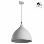 Подвесной светильник Arte Lamp Ciclone A9155SP-1WH Цвет арматуры хром Цвет плафонов белый от ImperiumLoft