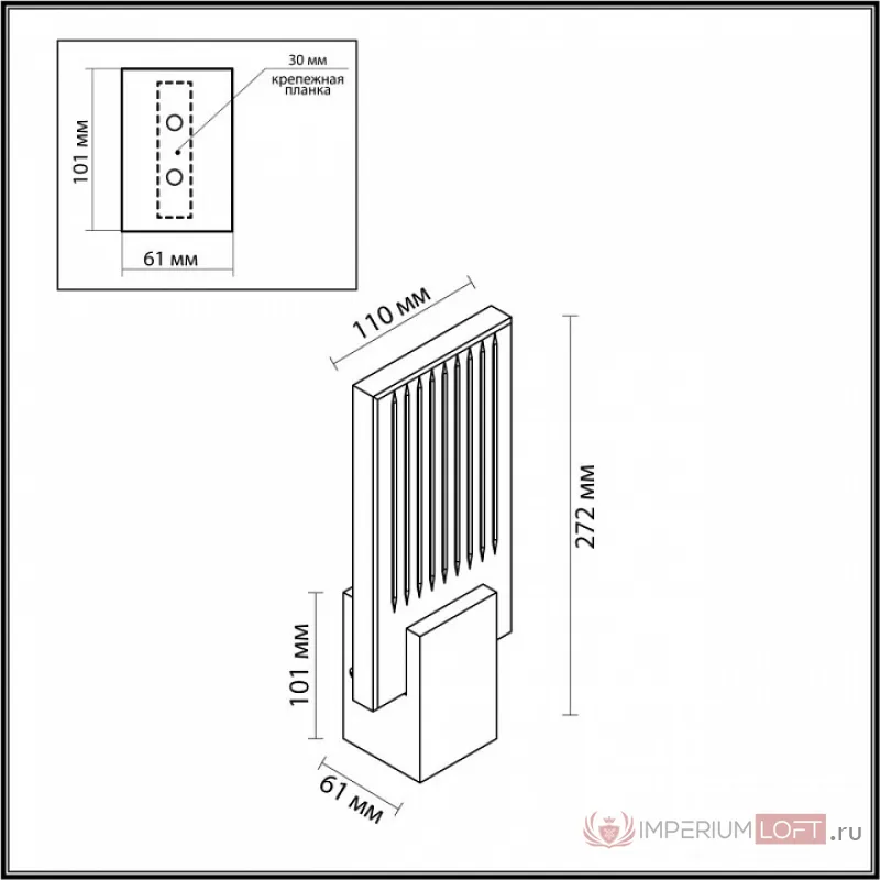 Бра Odeon Light Ricci 4363/5WL от ImperiumLoft