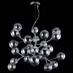 Подвесная люстра Maytoni Dallas MOD545PL-24CH Цвет арматуры хром Цвет плафонов серый от ImperiumLoft